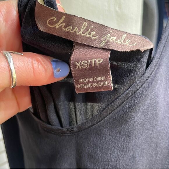 Charlie Jade Silk Jumpsuit - Picture 2 of 5